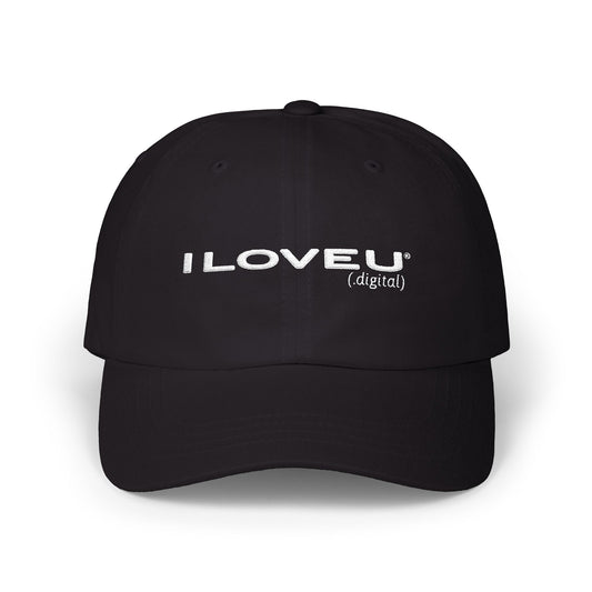 iloveu.digital baseball cap, light logo_