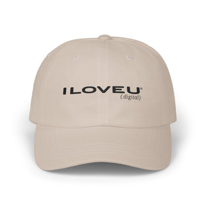 iloveu.digital baseball cap, dark logo_
