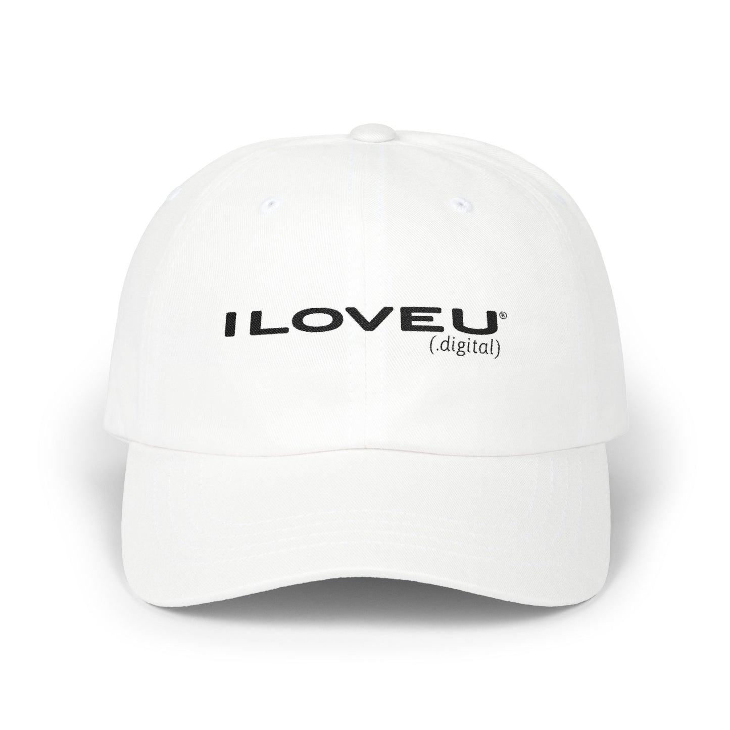 iloveu.digital baseball cap, dark logo_
